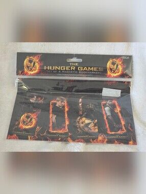 The Hunger Games Movie Magnetic Bookmarks NECA 2012 Lion Gate Films NEW